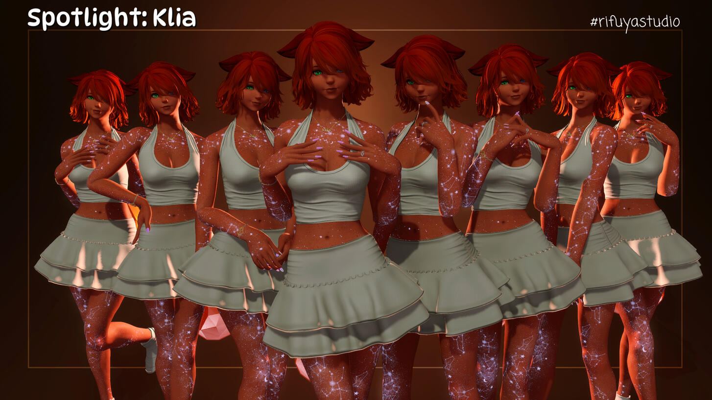 Pose Pack Commissioned by Klia