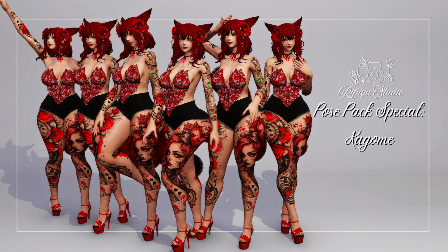 Pose Pack Commissioned by Kagome